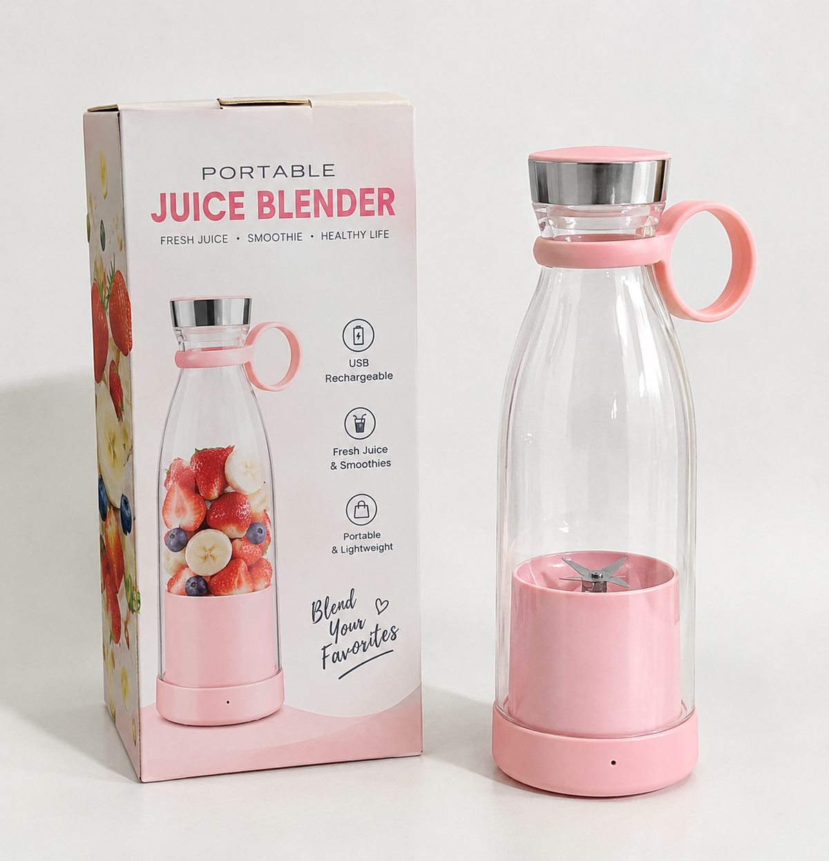 Mini Portable Blender | USB Rechargeable Juicer & Smoothie Maker